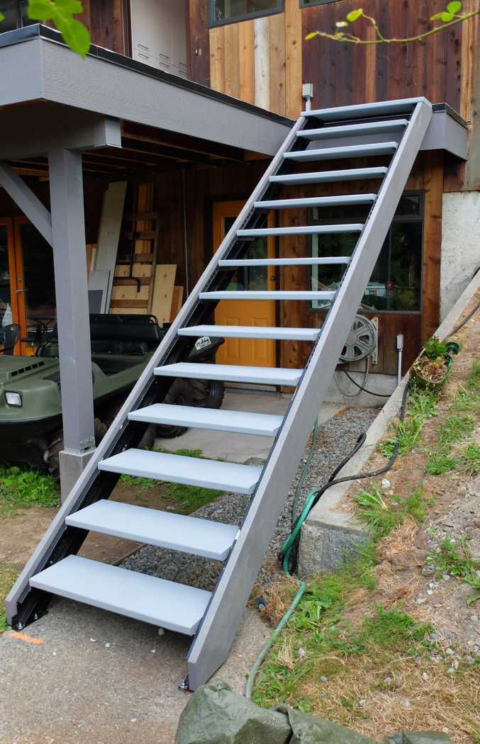 Outdoor Stair Stringers by Fast-Stairs.com on Wooden Garden Steps Design
 id=87138